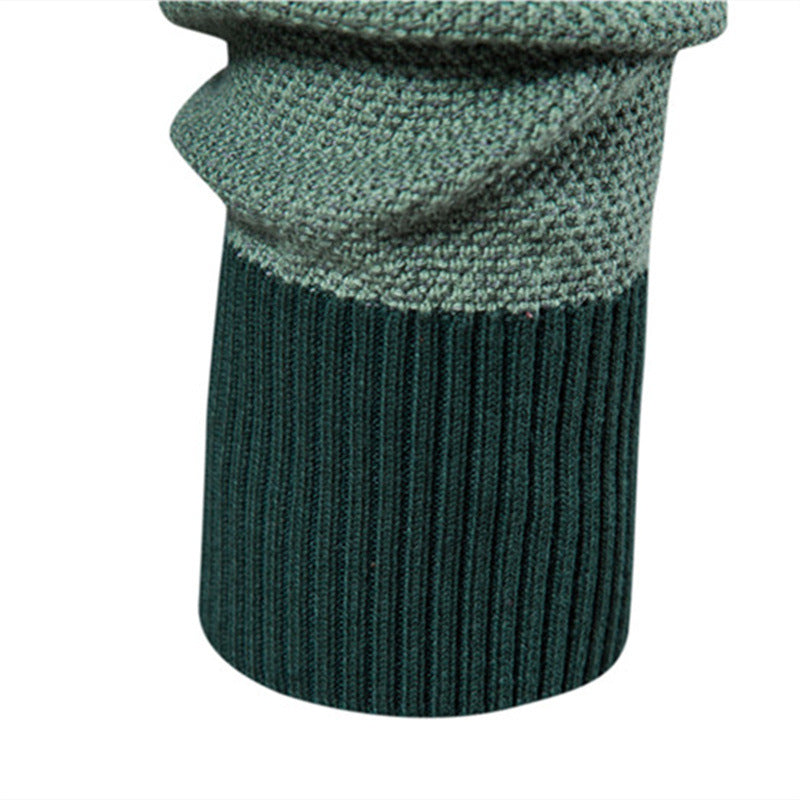 Herren Freizeit Warmer Unifarbener Pullover