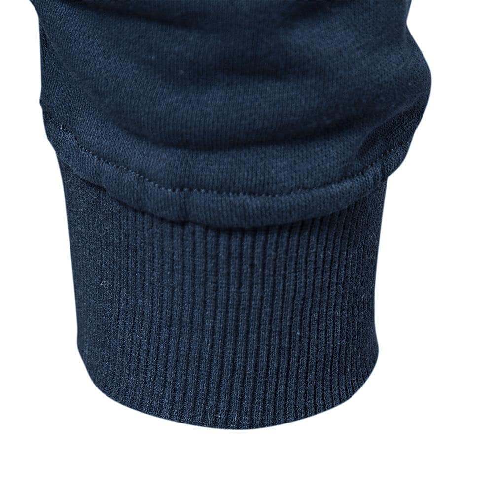 Herren Reißverschluss-Sweatshirtjacke aus French Terry mit Baseballkragen, unifarben