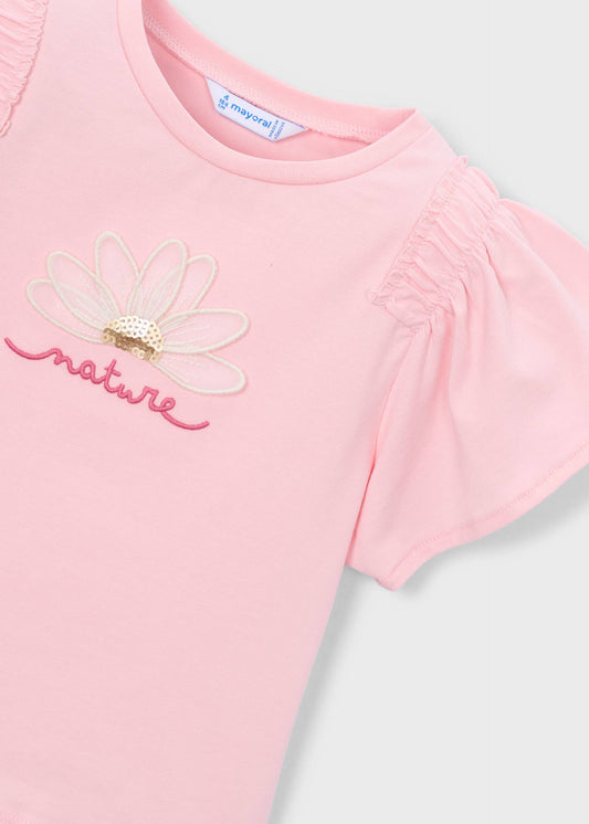 Applique t-shirt girl