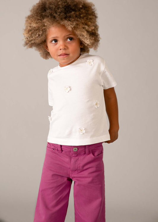 Applique t-shirt girl