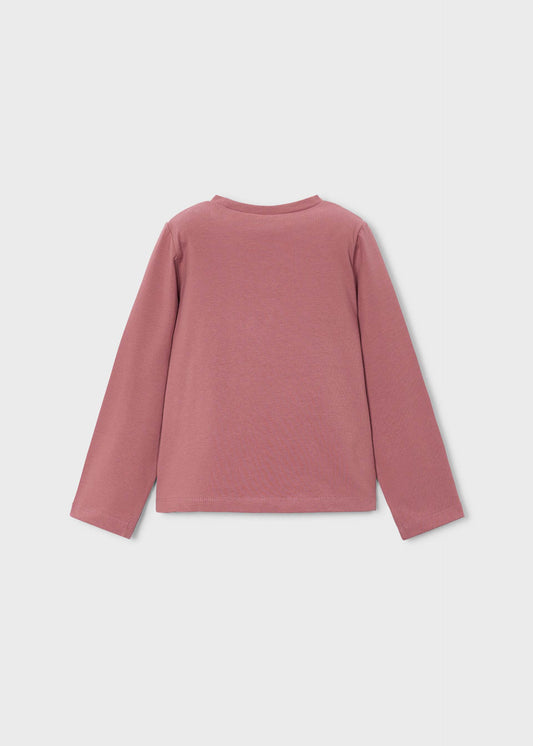 Einfaches Blumen-T-Shirt für Mädchen