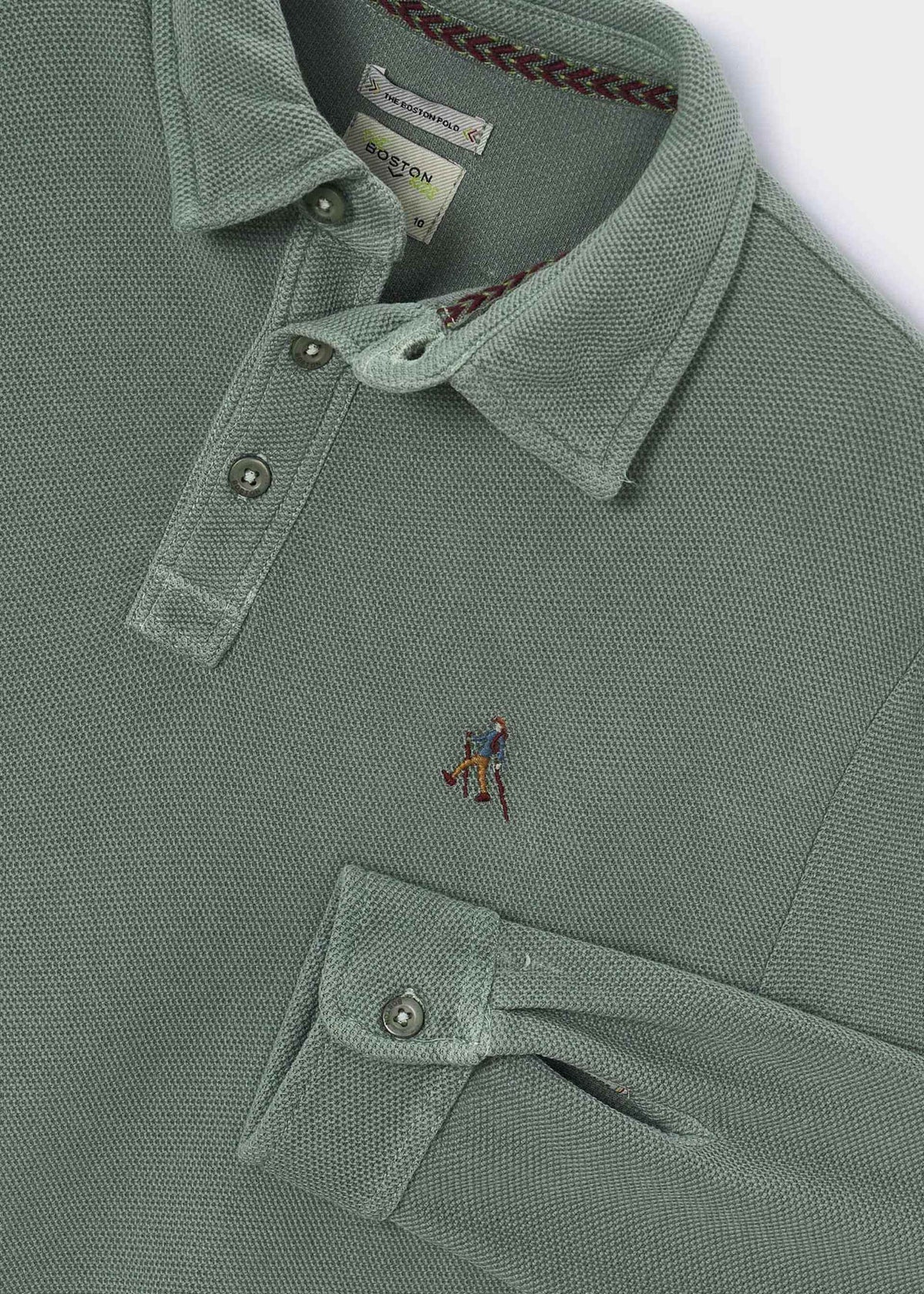 Boston Kids embroidered polo shirt