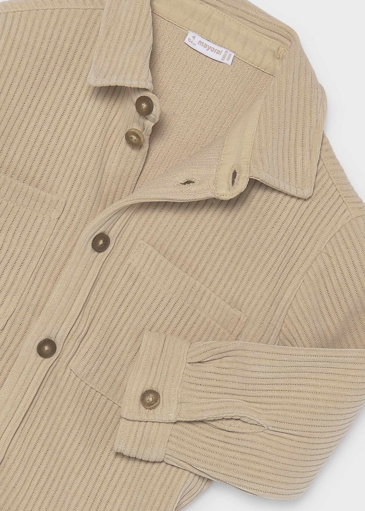 Jungen-Hemdjacke aus Cord