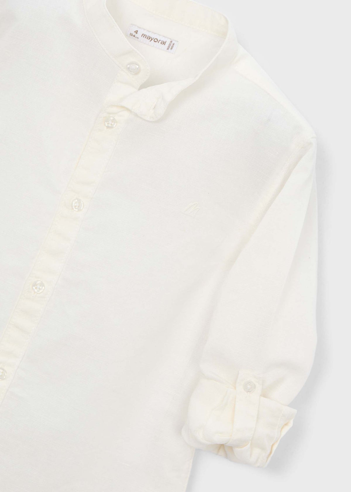 Boy long-sleeved linen shirt