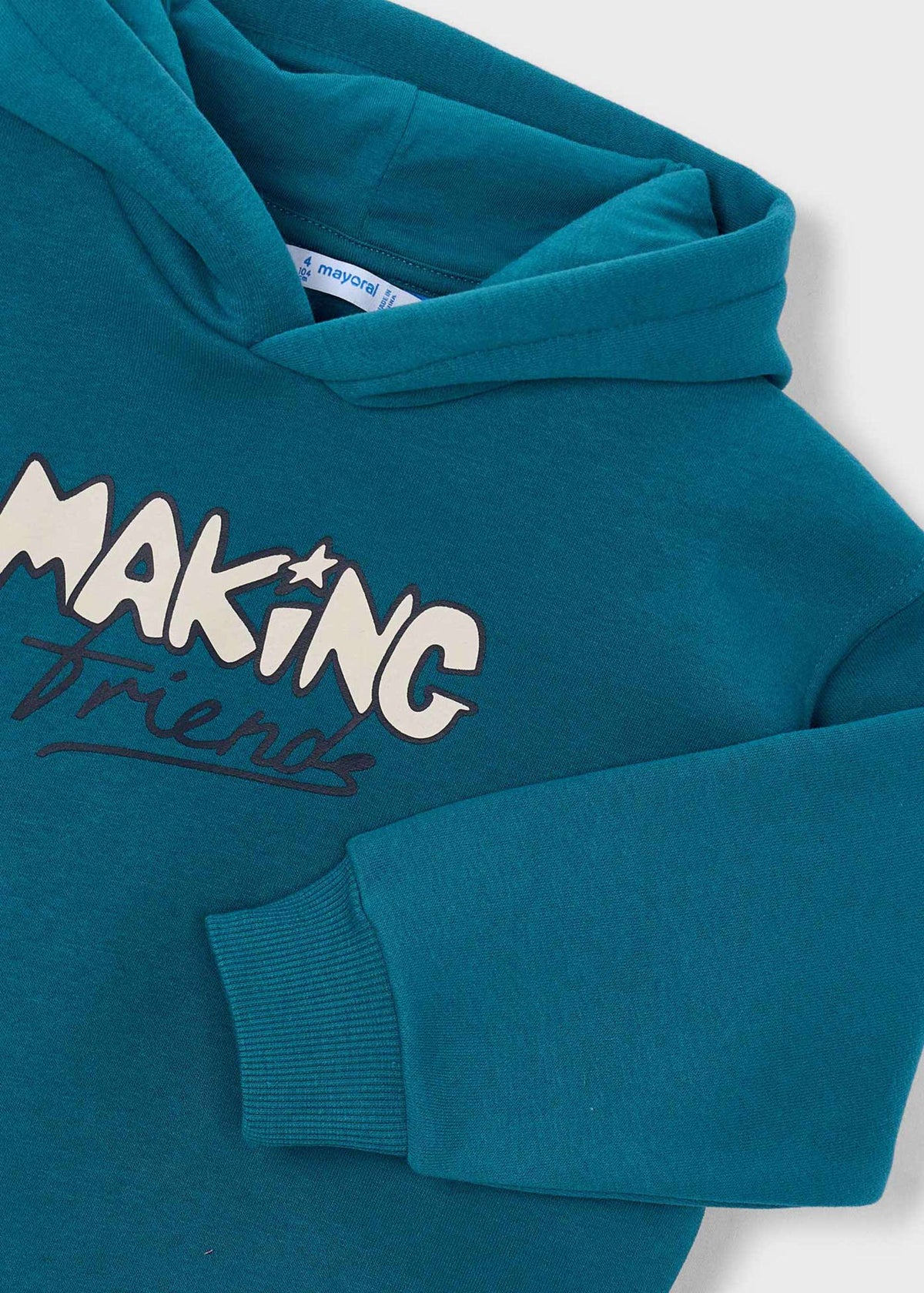 Boy Making Hoodie