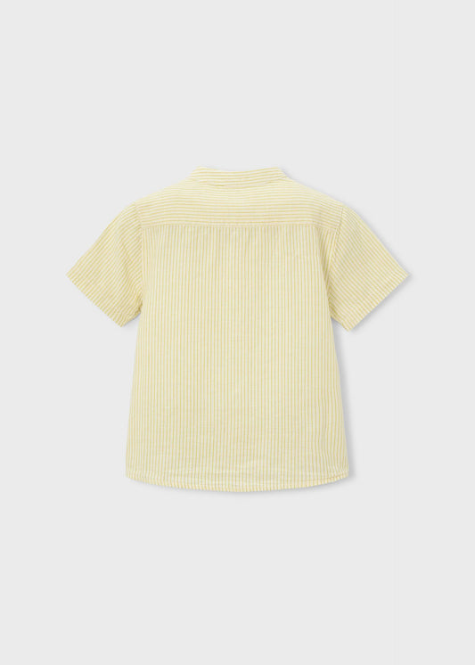 Boy mandarin collar shirt
