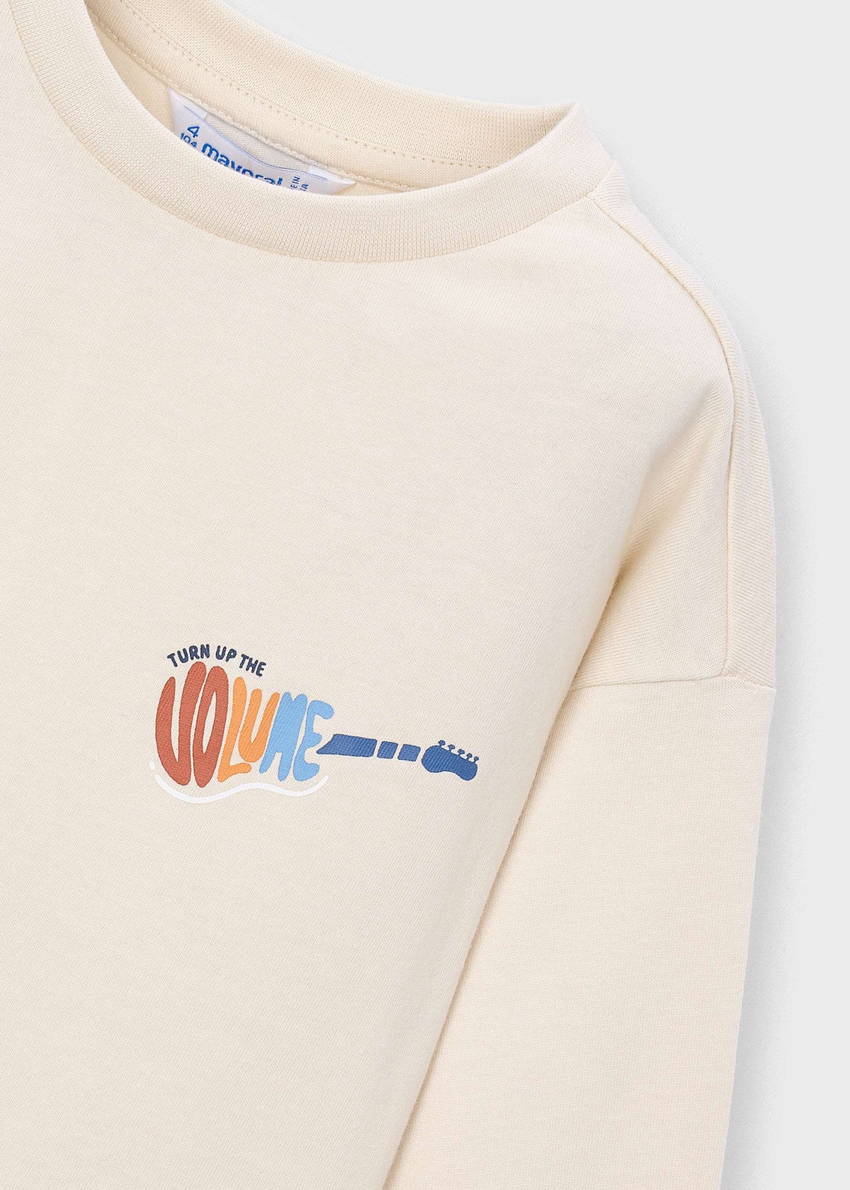 T-Shirt für Jungen mit Siebdruck auf der Rückseite