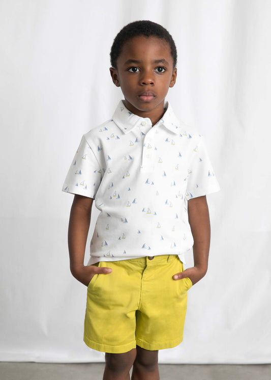 Boys basic bermuda twill shorts
