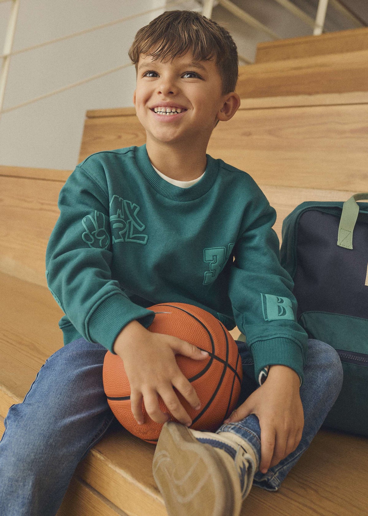 Boys' basketball sweatshirt
