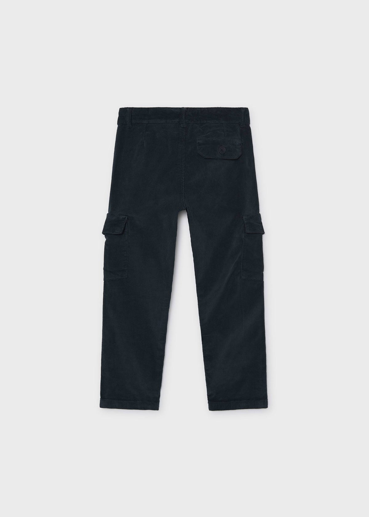 Boys' corduroy cargo trousers