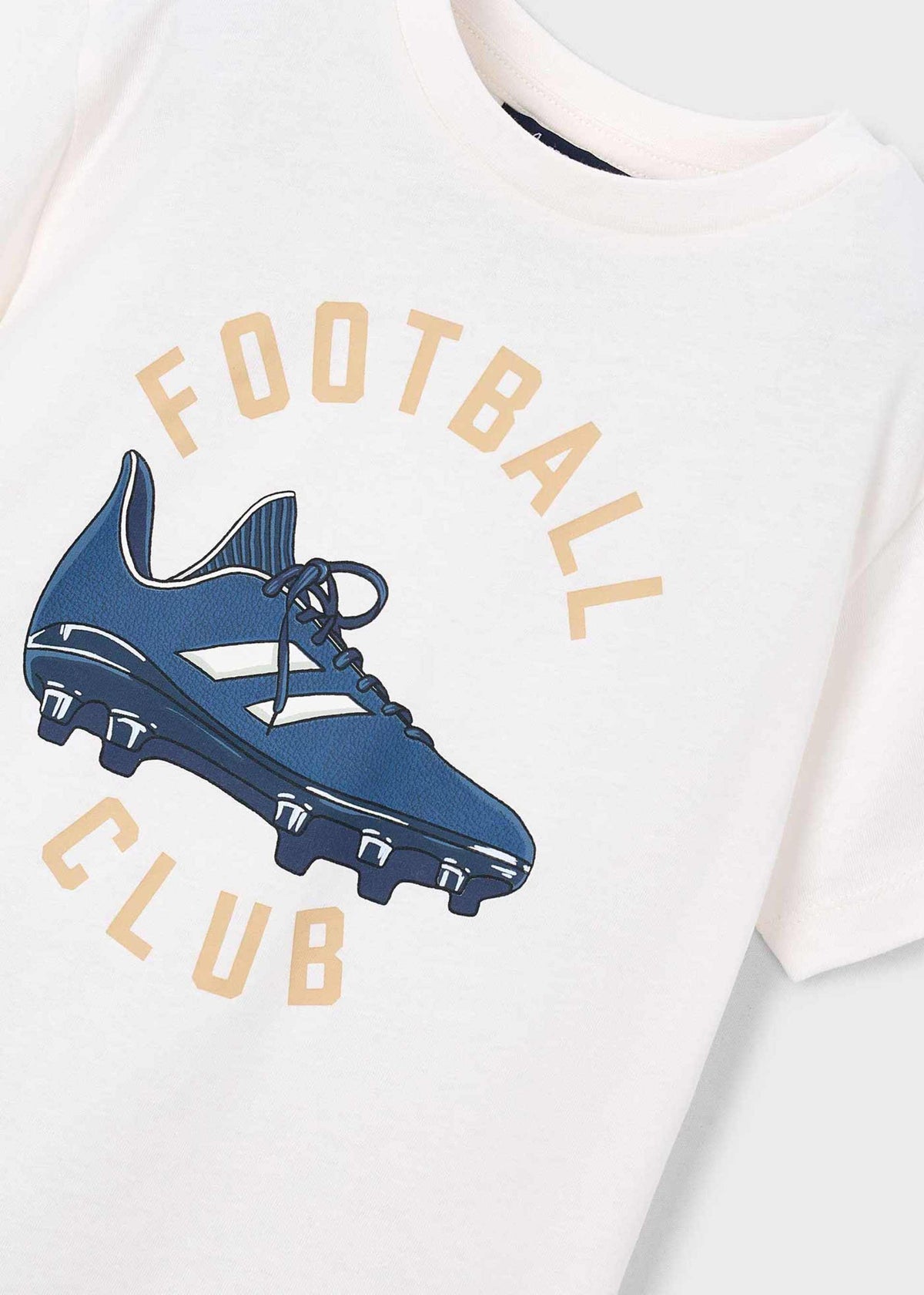 Boys' football boots T-shirt