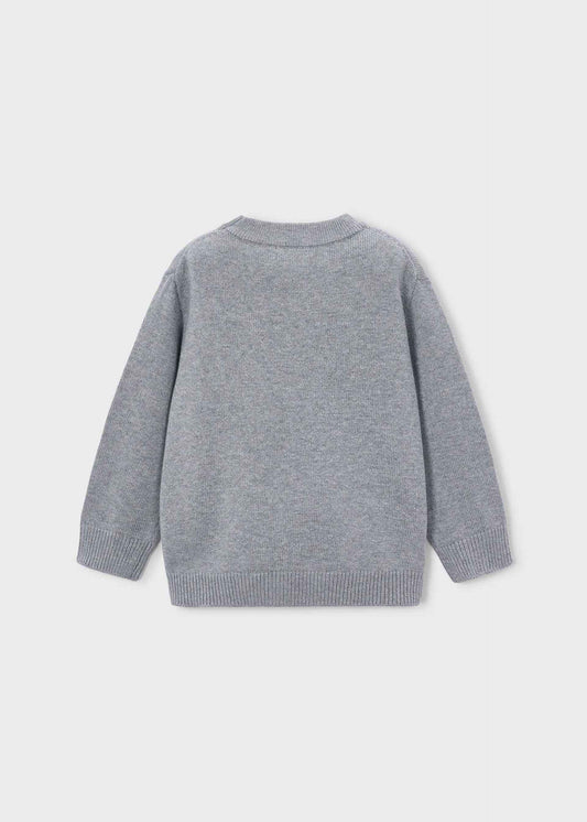 Boys' intarsia jumper