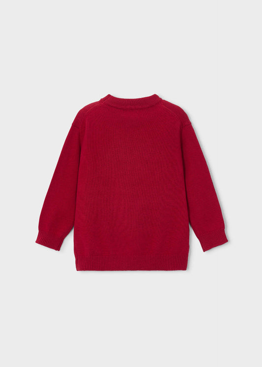 Boys' intarsia jumper