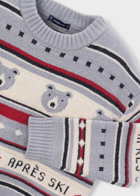 Boys' jacquard jumper