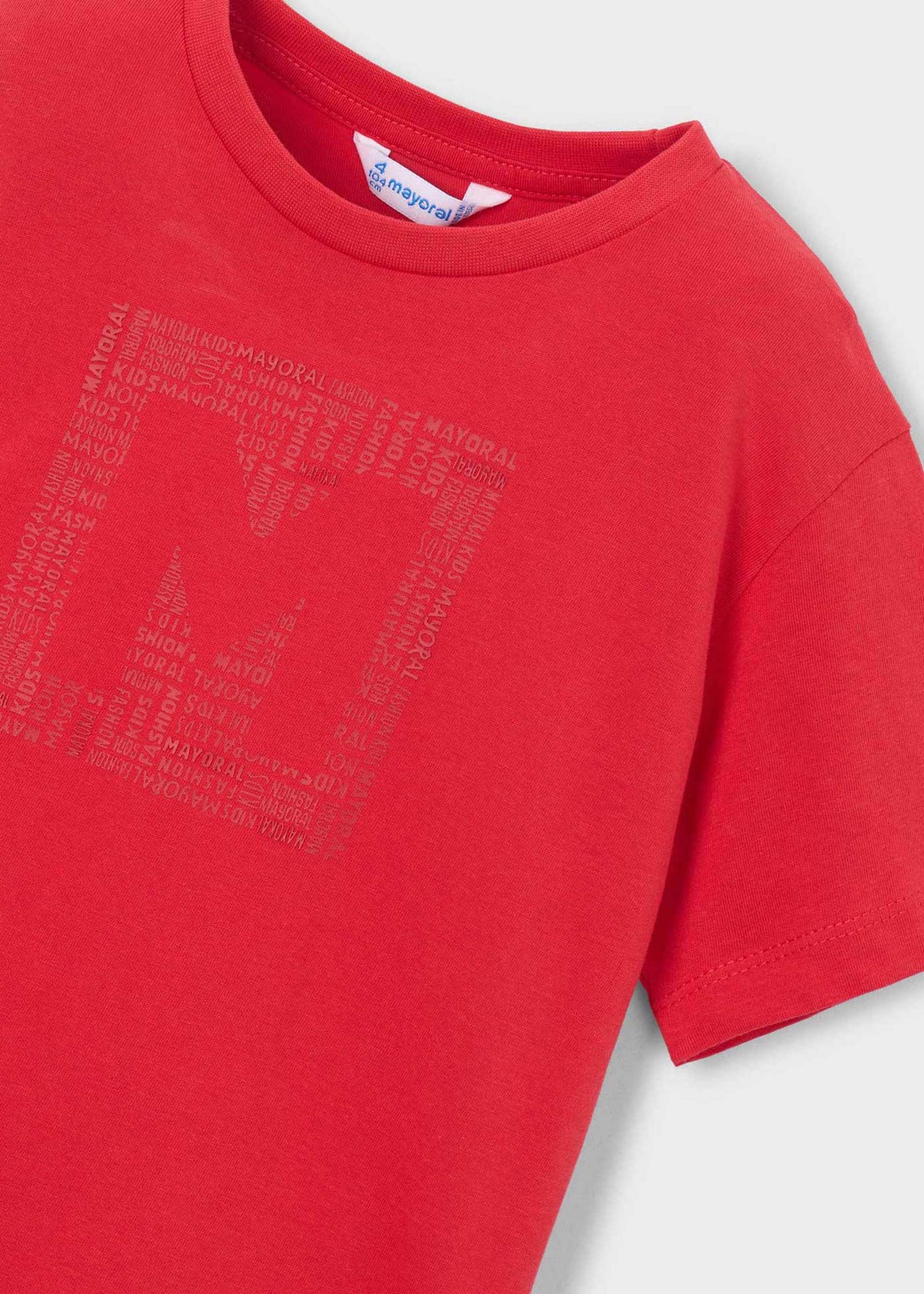 Jungen-T-Shirt mit Buchstaben-Print