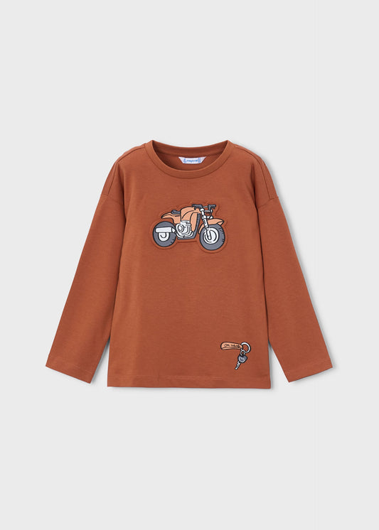 Boy's T-shirt with vehicle design