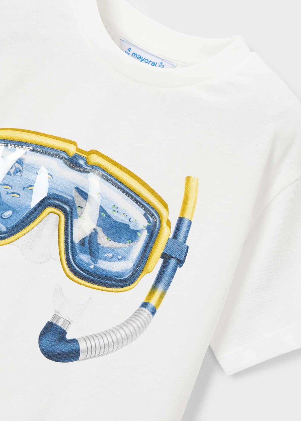 T-Shirt mit Taucherbrille für Kinder