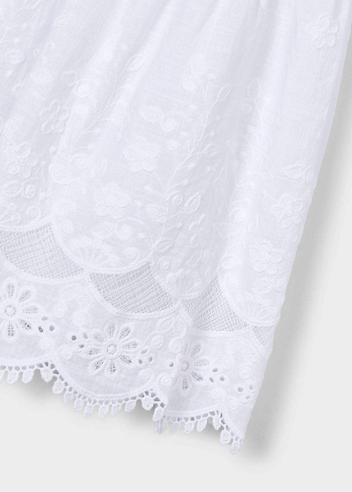 Embroidered formal girls dress