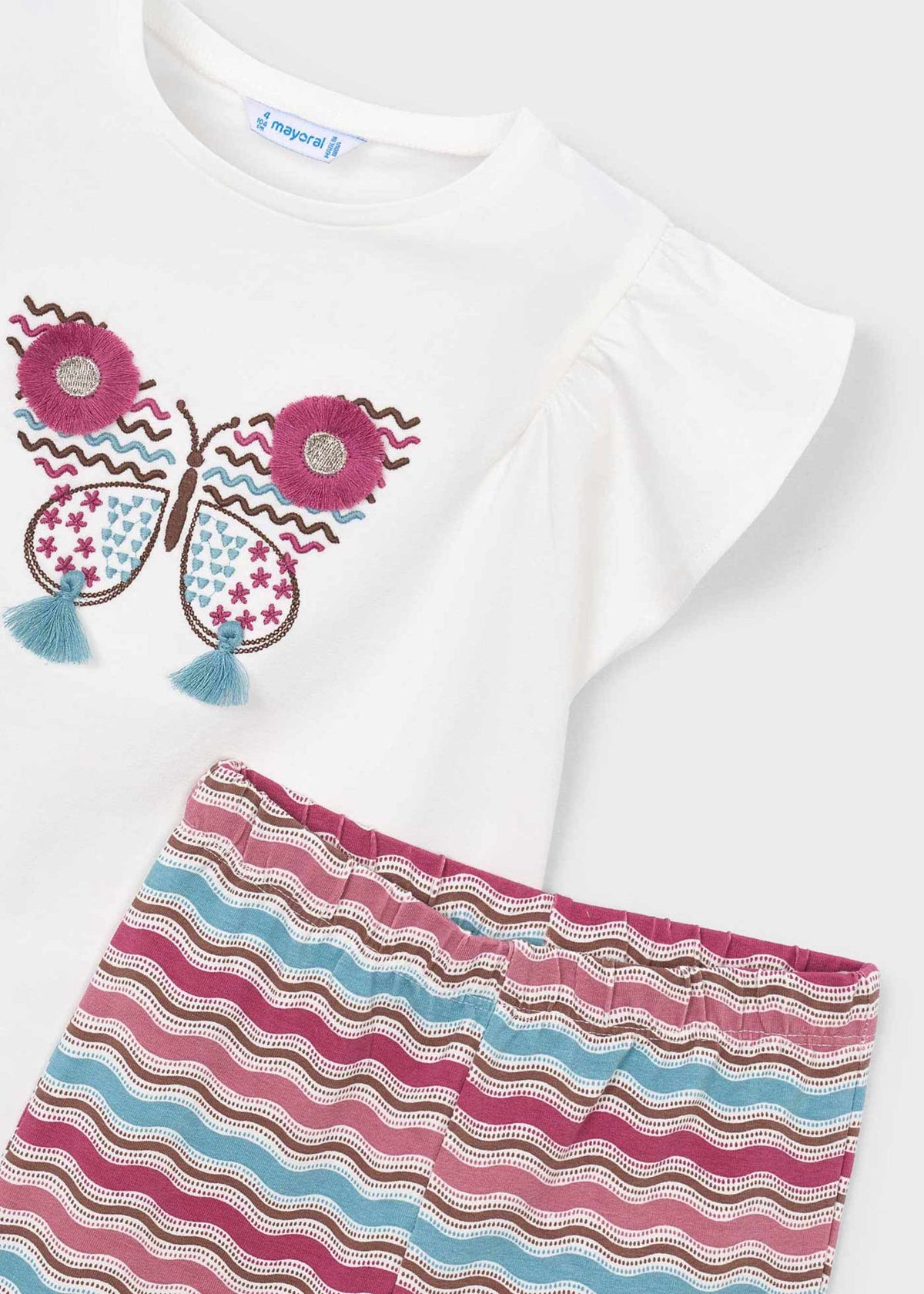 Flare leggings and T-shirt set for girls