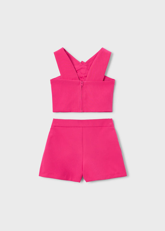 Flower set with Bermuda Shorts girl
