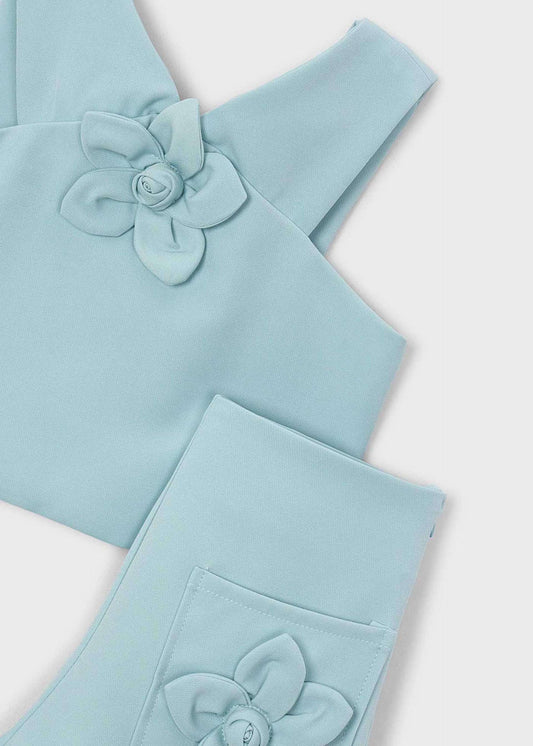 Flower set with Bermuda Shorts girl