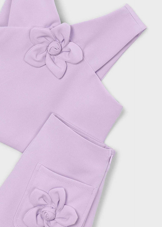 Flower set with Bermuda Shorts girl