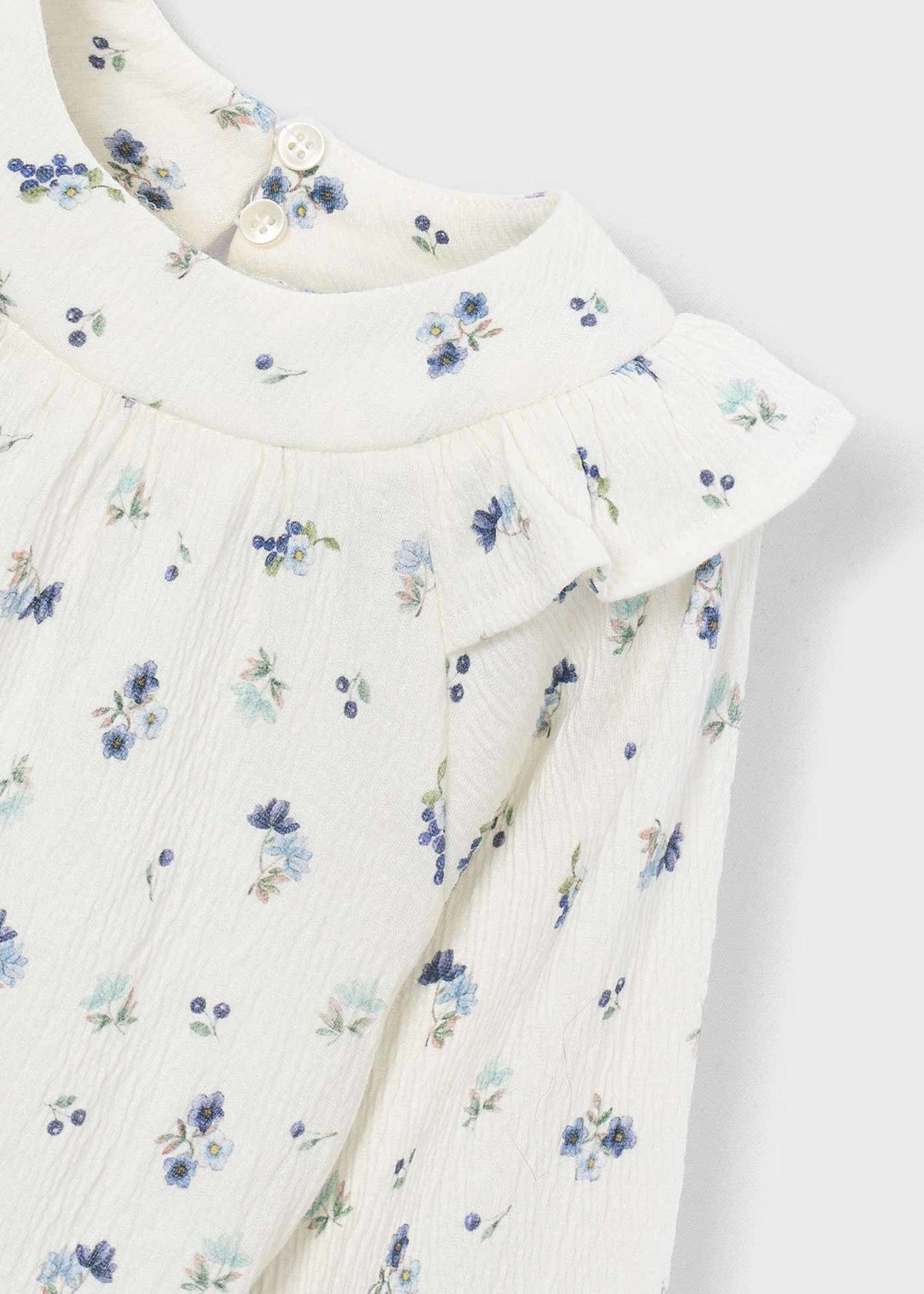 Girl bambula print blouse