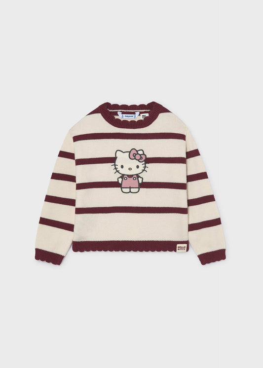 Girl Hello Kitty striped jumper
