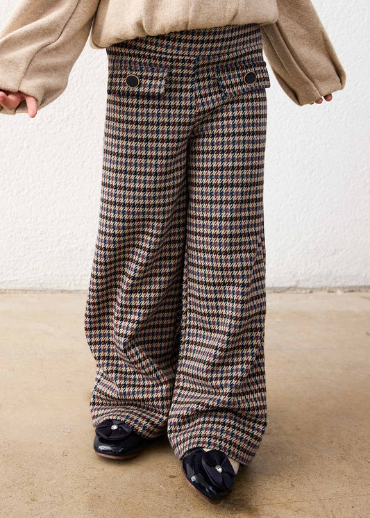 Girl jaquard trousers