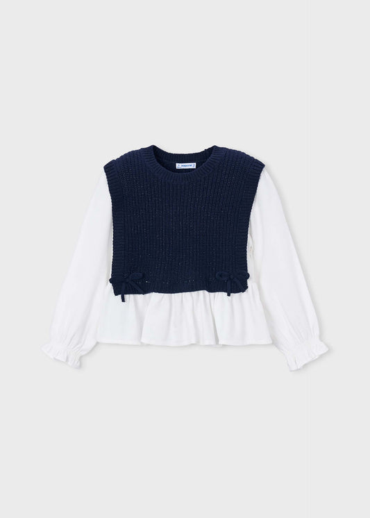 Girl shirt with top