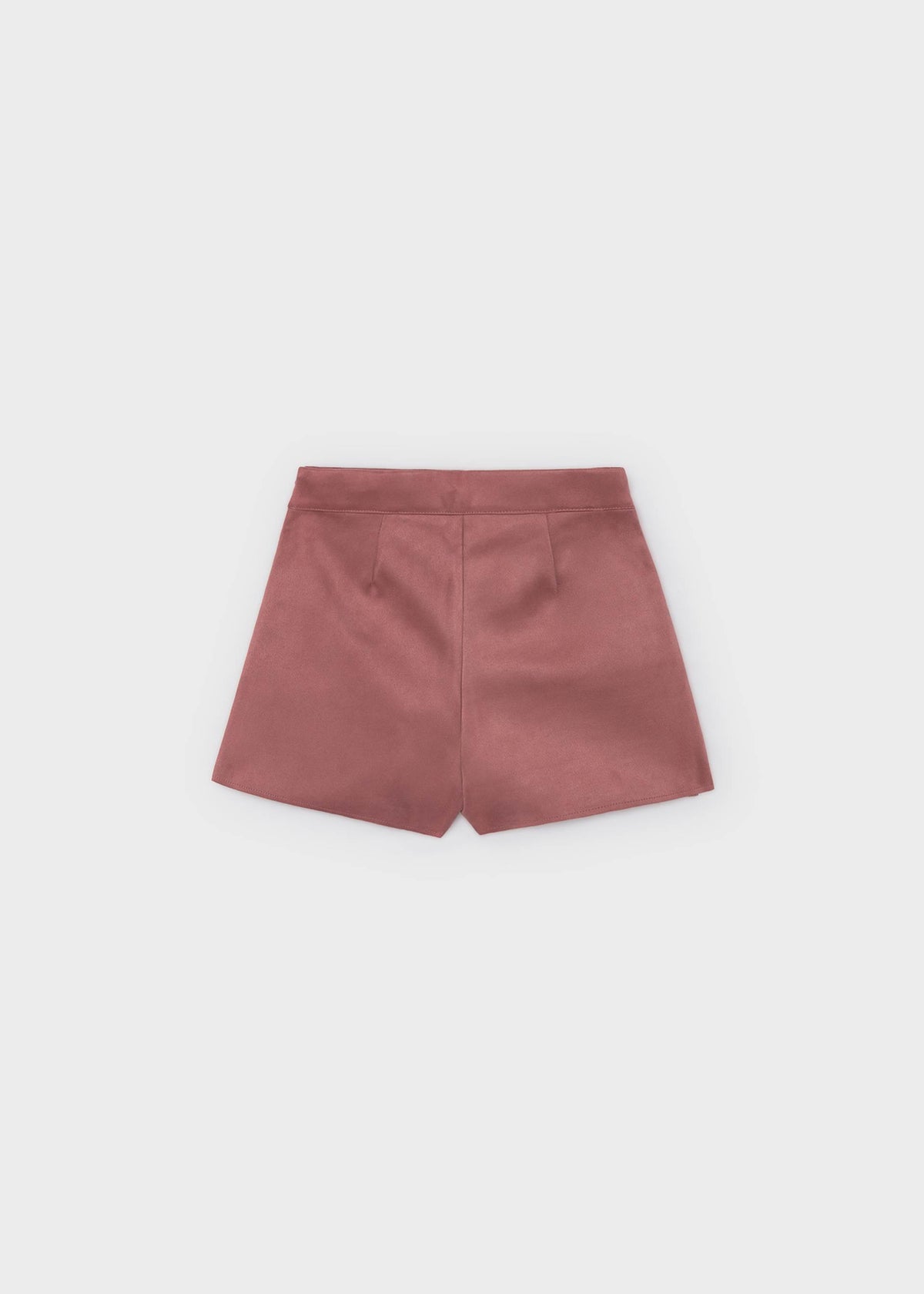 Girl suede effect Bermuda shorts
