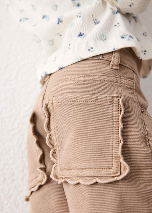 Girl twill trousers