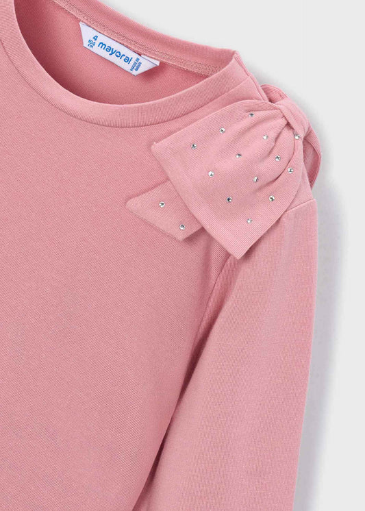 Mädchen-T-Shirt mit Schleife