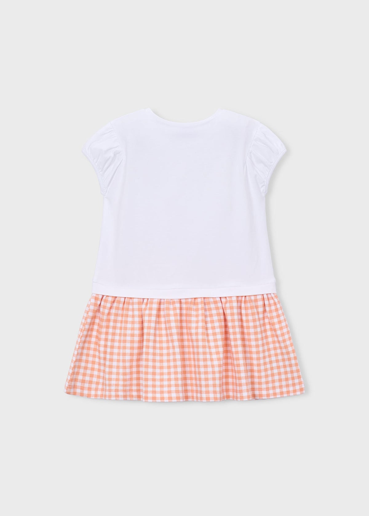 Mädchenkleid mit Vichy-Karo