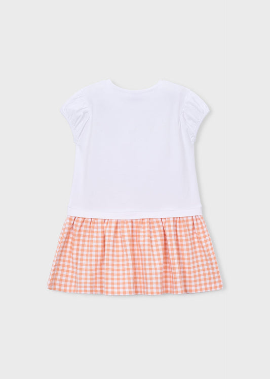 Girls' gingham dress