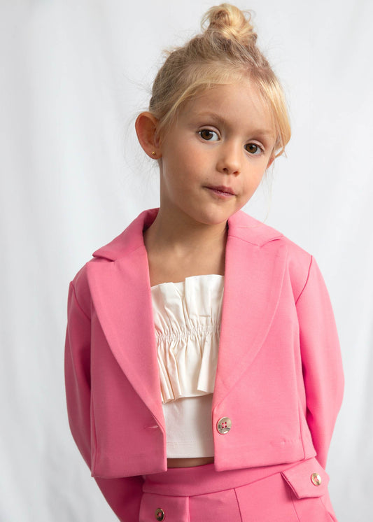 Girl's knit jacket