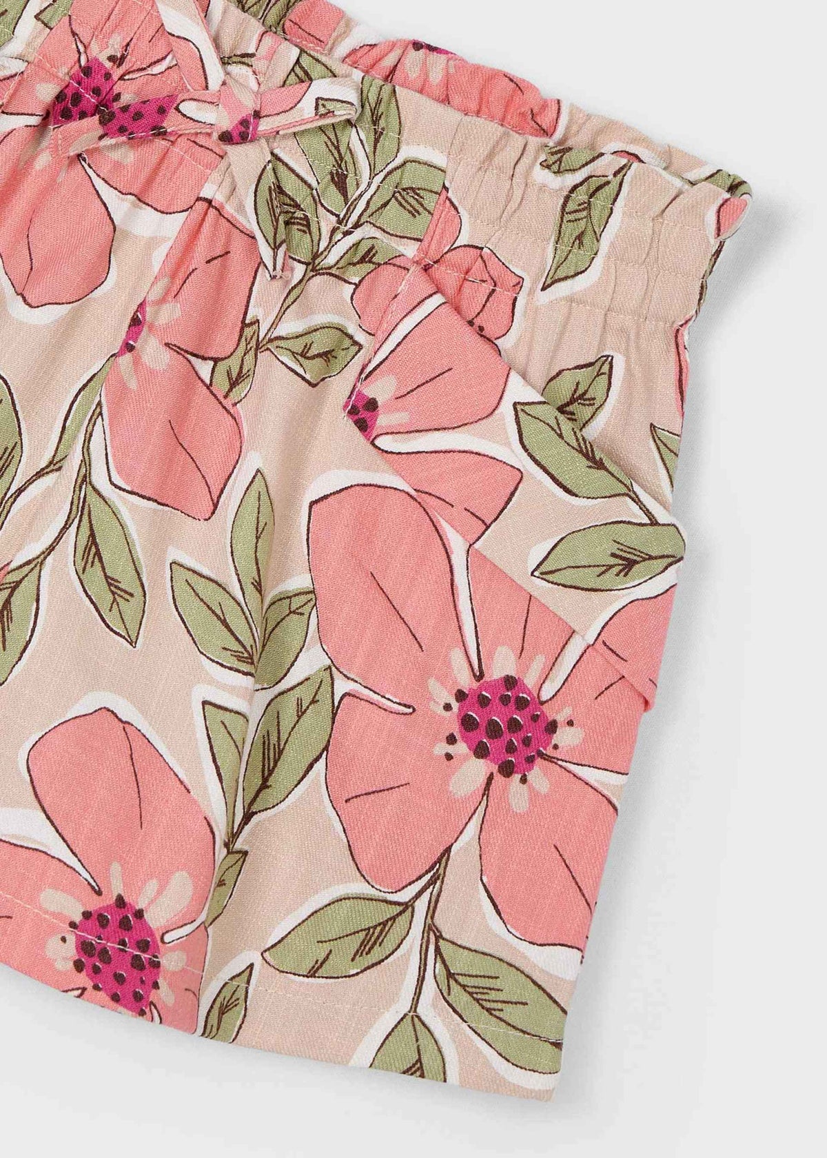 Girls' printed trousers