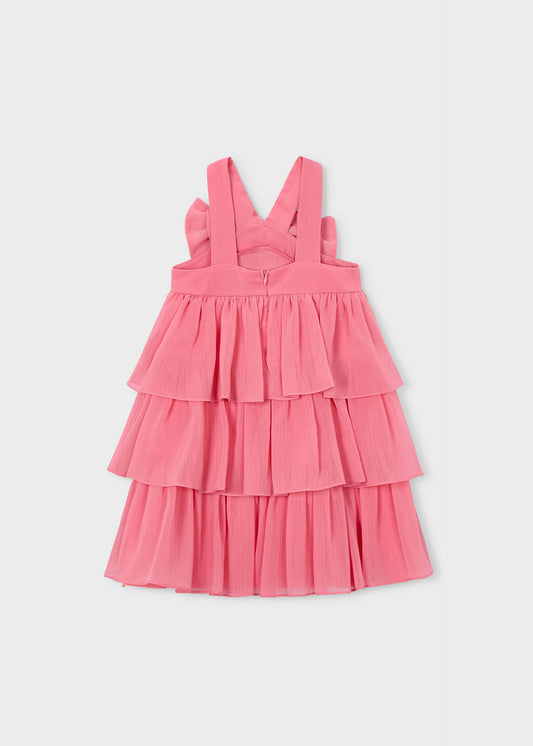 Girl's ruffled bambula dress