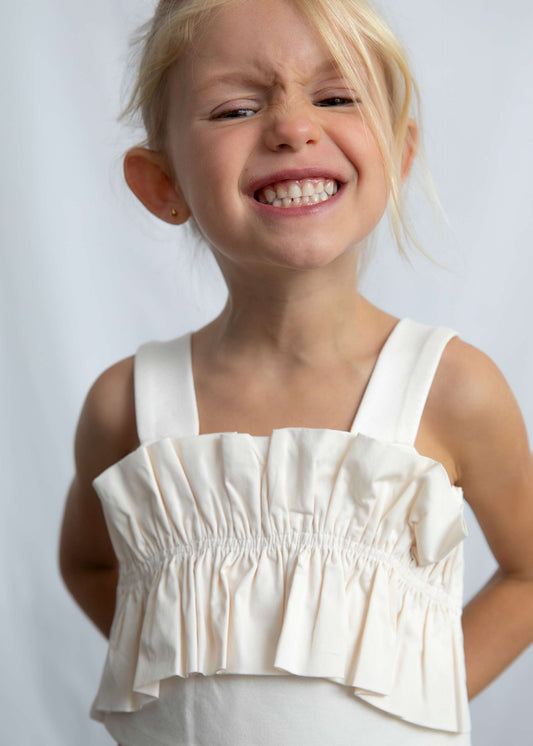 Girl's ruffled top