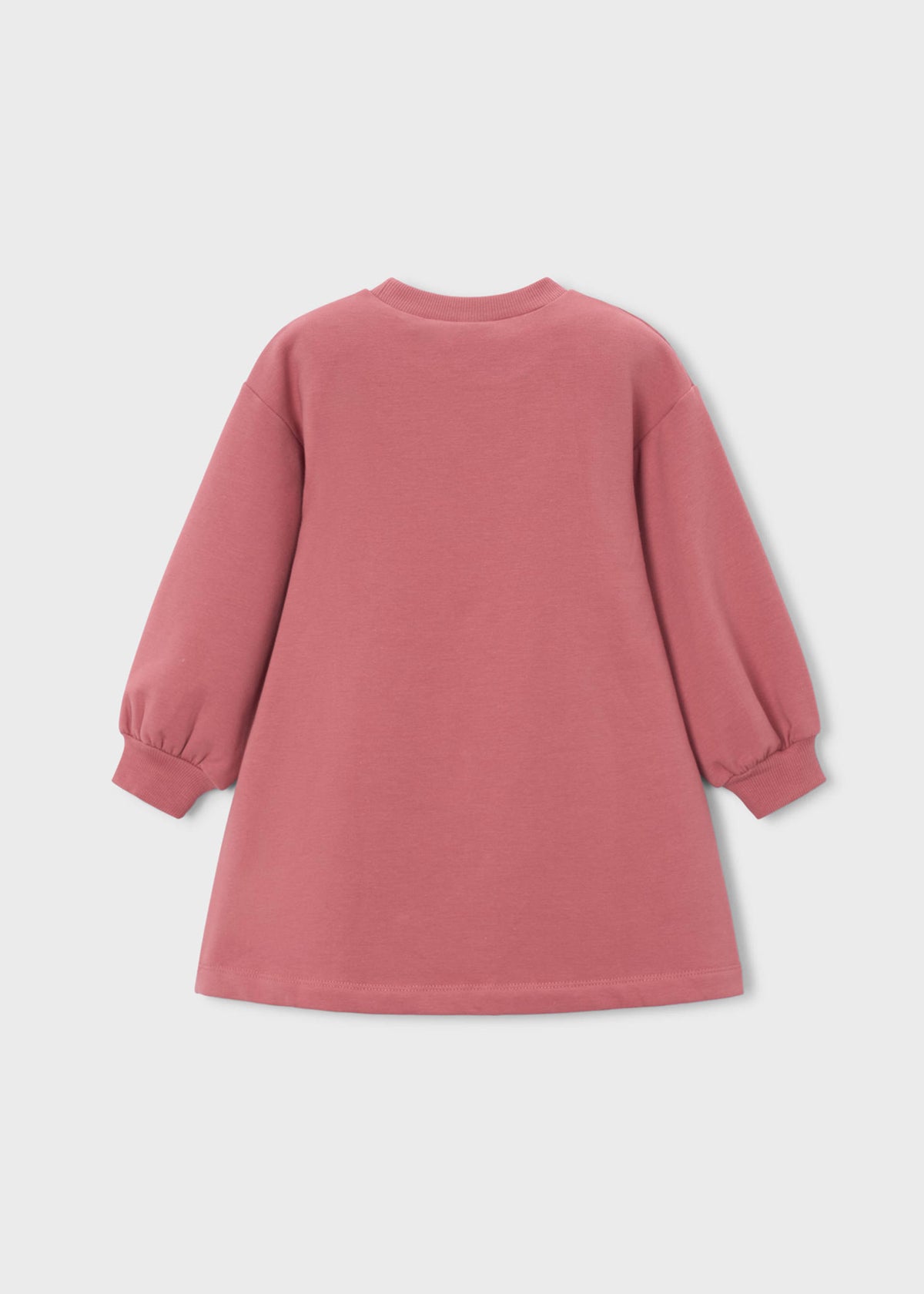 Sweatshirt-Kleid mit Siebdruck für Mädchen