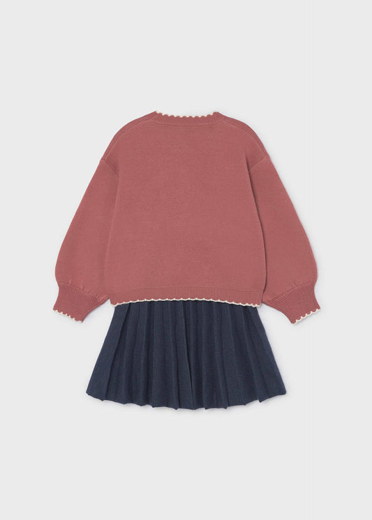 Rock- und Pullover-Set für Mädchen