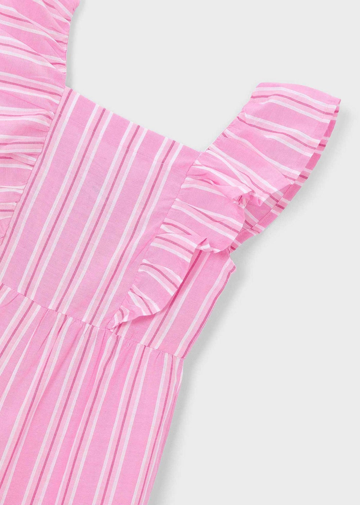 Girl's striped jumpsuit