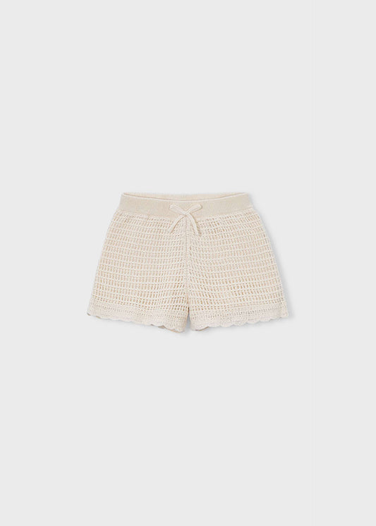 Girls' trousers with openwork details