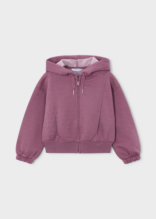 Girls' zip-up hoodie