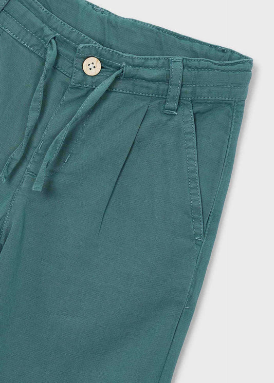 Linen relaxed long trousers boy