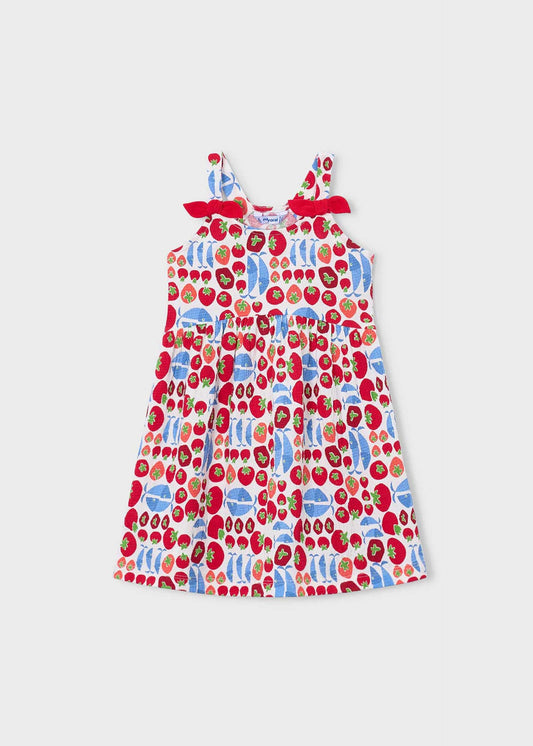 Printed dress for girls