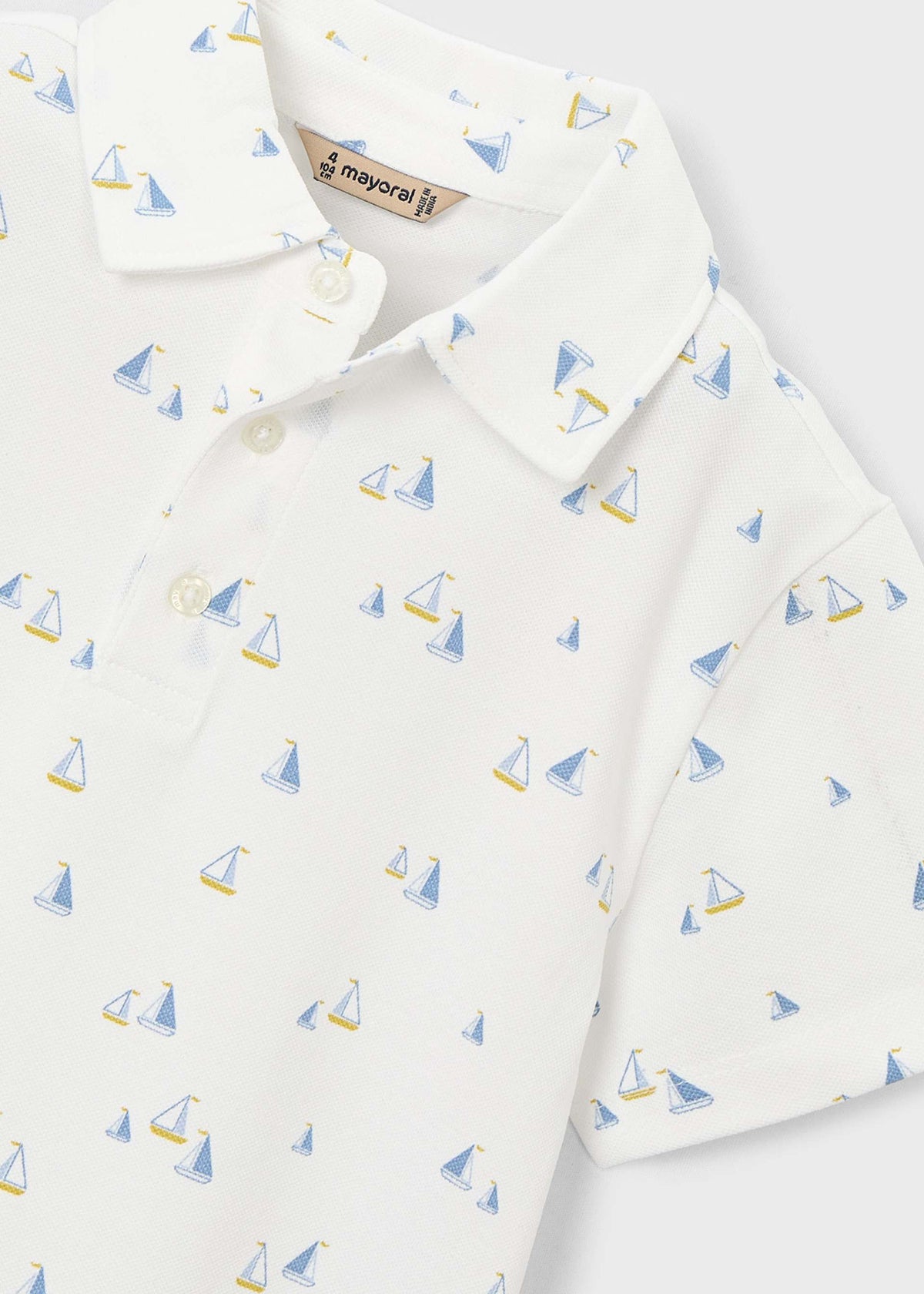 Bedrucktes Polo-Shirt für Jungen