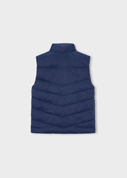 Reversible padded waistcoat for children