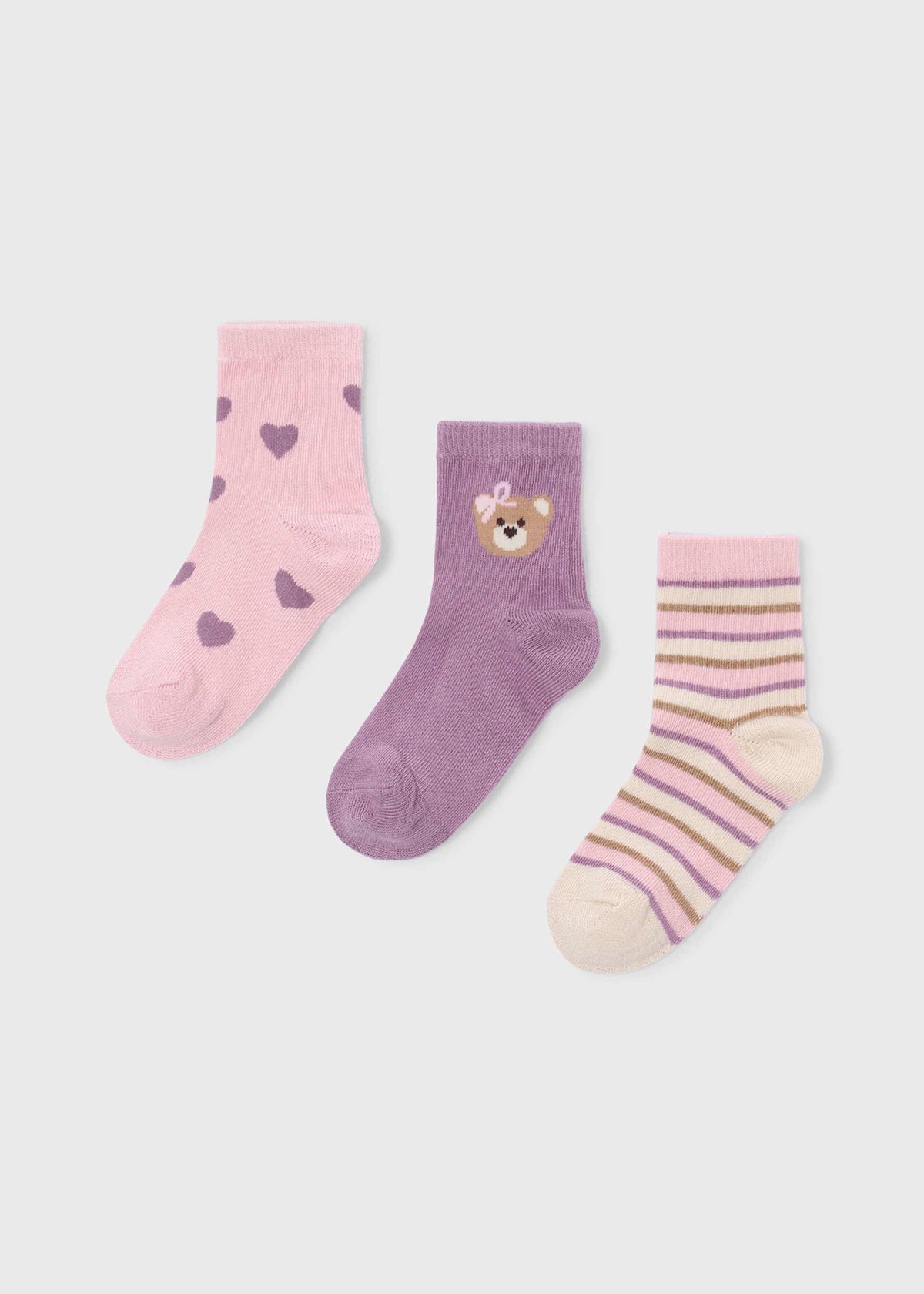 3er-Set Mädchensocken