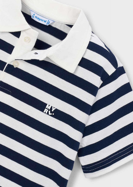 Striped polo shirt for boys